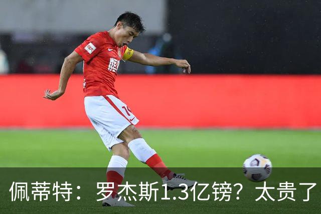 佩蒂特：罗杰斯1.3亿镑？太贵了！阿森纳可以把尼科作为替代方案