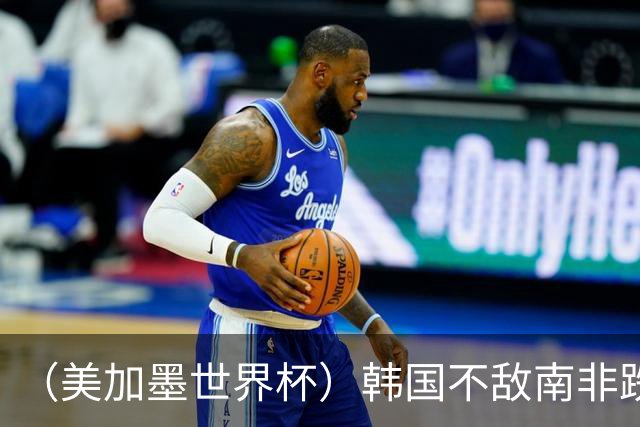 （美加墨世界杯）韩国不敌南非跌至小组第三 出线前景待定